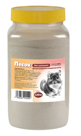 Песок для шиншилл Лаурон 2,35 кг банка