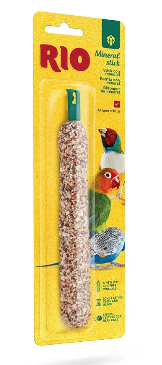 ЛАКОМСТВО "РИО" Д/ВСЕХ ВИДОВ ПТИЦ МИНЕРАЛЬНАЯ ПАЛОЧКА 1ШТ 0134
