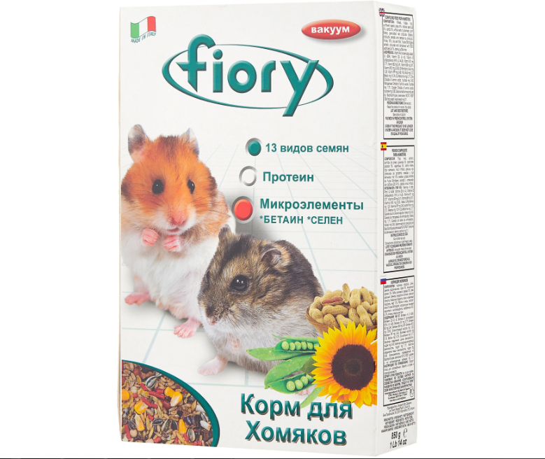 FIORY корм для хомяков Criceti 850 г