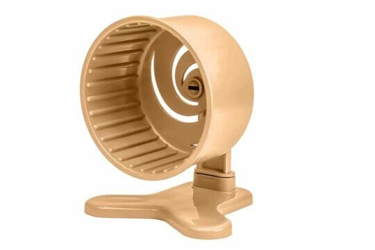 ZooM Колесо д/грызунов HYPNO литое с подставкой D90 (полистирол) бежевое