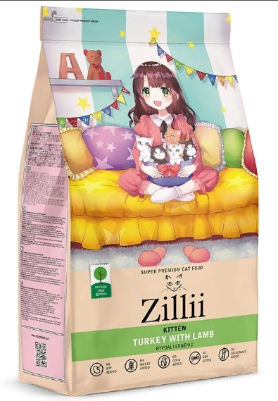 Зилли д/котят Индейка с ягненком 2кг