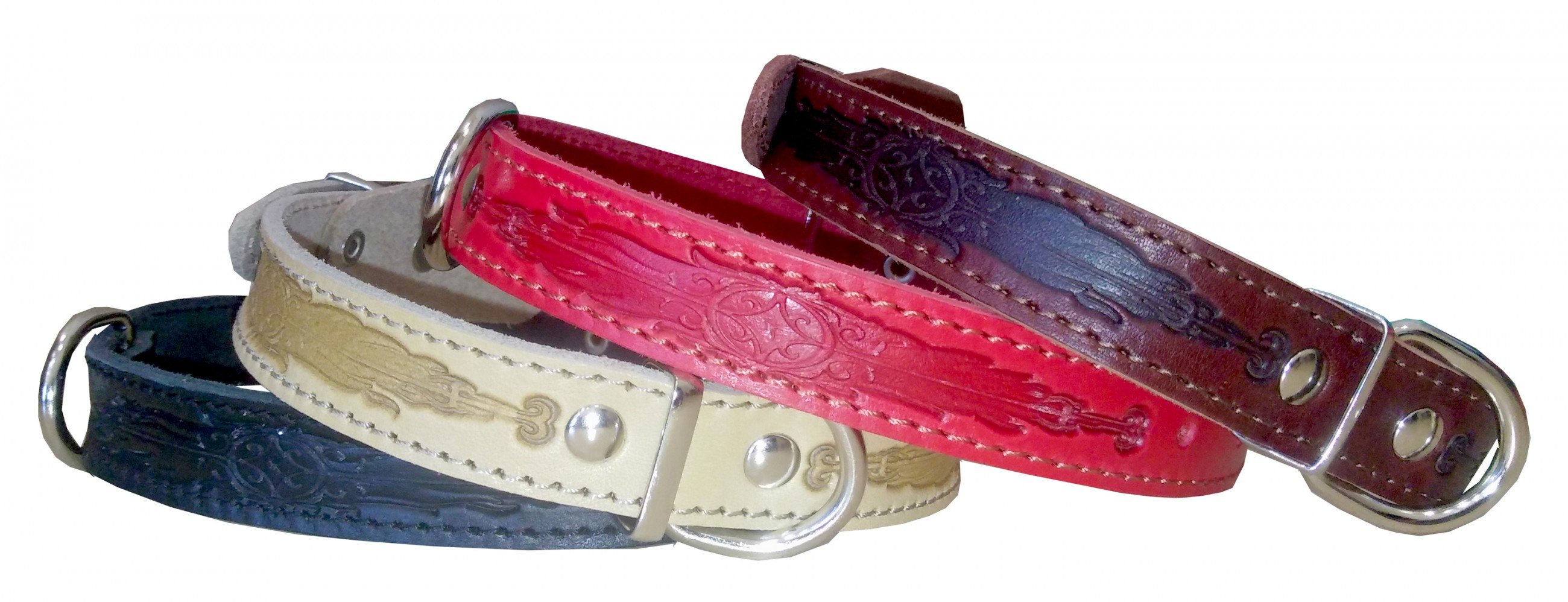 Ошейник 20 тисненый