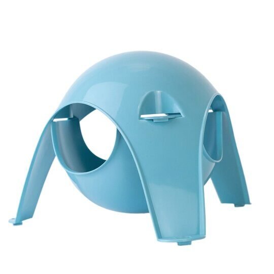 Дарэленд Домик д/грызунов КОМЕТА подвесной/напольный 21*21*13см (полипропилен) бирюзовый