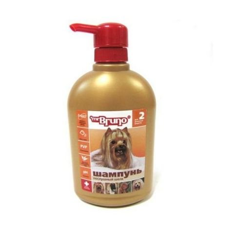 Mr.Bruno: шампунь № 2 "Послушный шелк" д/длинной шерсти собак, 350мл