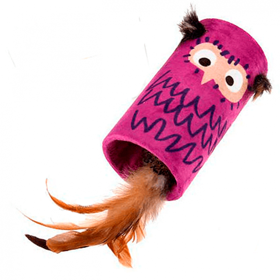 75355 Игрушка для кошек Сова-цилиндр со звуковым чипом 22см, серия MELODY CHASER