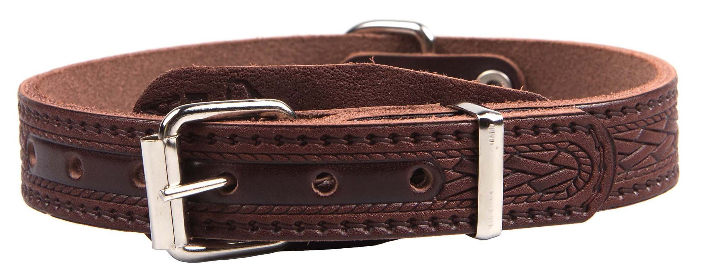 Ошейник 18 тисненый