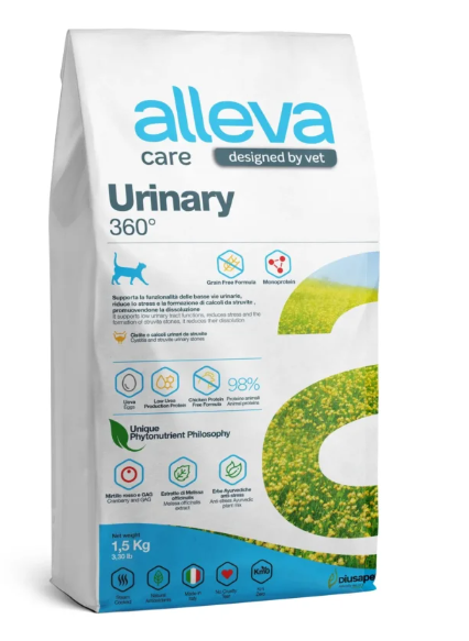 Корм для кошек Аллева Кэр  Уринари 360 1.5кг