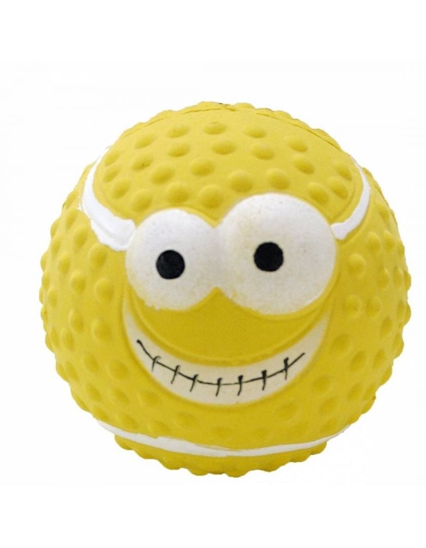 Игрушка Пищалка WOGY Мячик Мордочка 7,5см