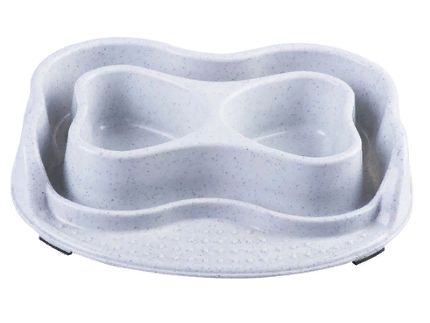 11024-L Миска для животных, анти-муравей, в форме сердца 41*31*8 см