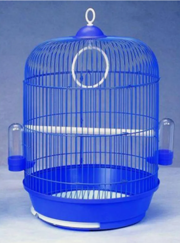 КЛЕТКА Д/ПТИЦ А004 D35х59см (КРУГЛАЯ)