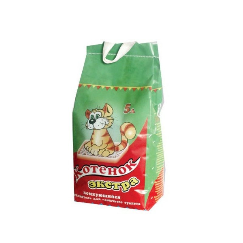 НАПОЛНИТЕЛЬ "КОТЕНОК ЭКСТРА" 5л