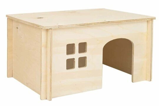 ECO Домик д/грызунов, с окошком, 30*22*h16см (фанера)