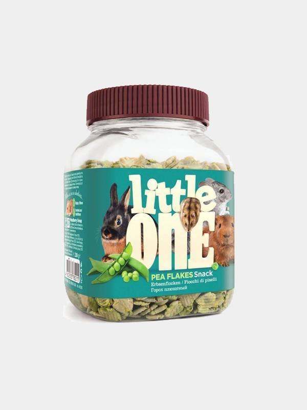 Little One: лакомство 200гр "Плющеный горох" д/грызунов