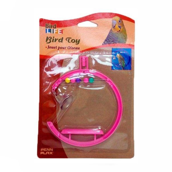 ИГРУШКА Д/ПТИЦ "КАЧЕЛИ С ЗЕРКАЛОМ И ВЕРТУШКОЙ " АВ105