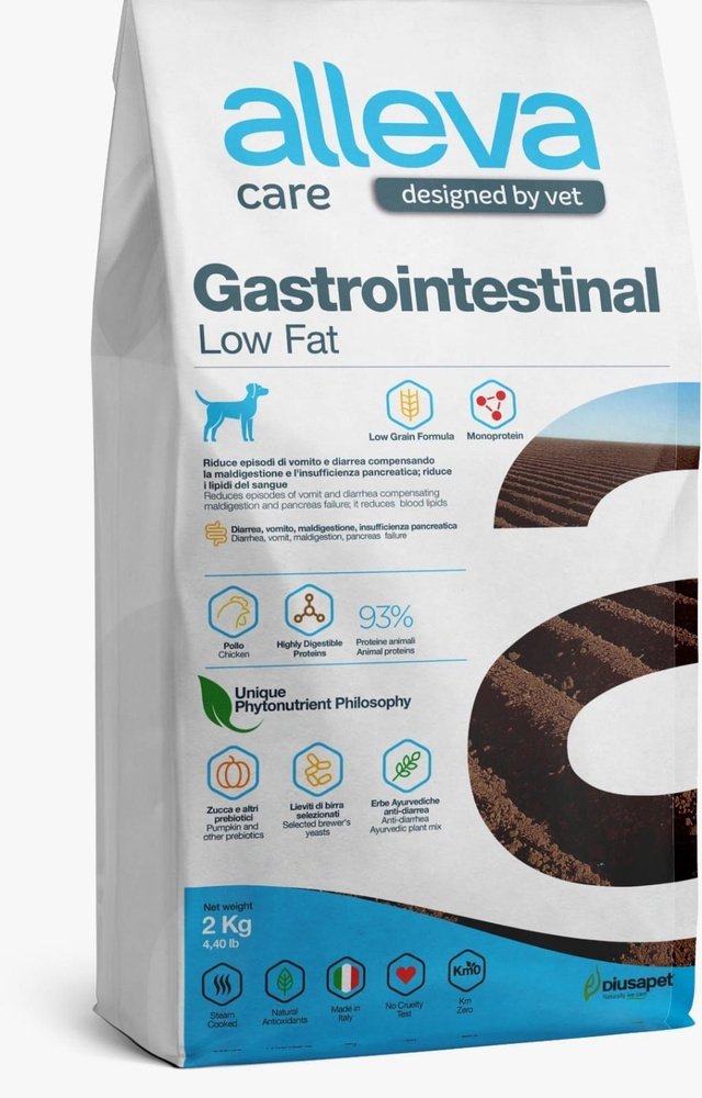 Корм для собак  Аллева Кэр Гастроинтестинал с низким содерж.жиров 2кг