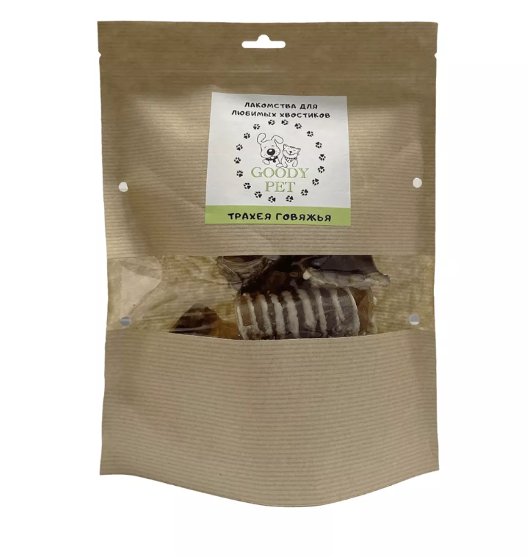 Трахея говяжья сушенная нарезка 100 гр Goody