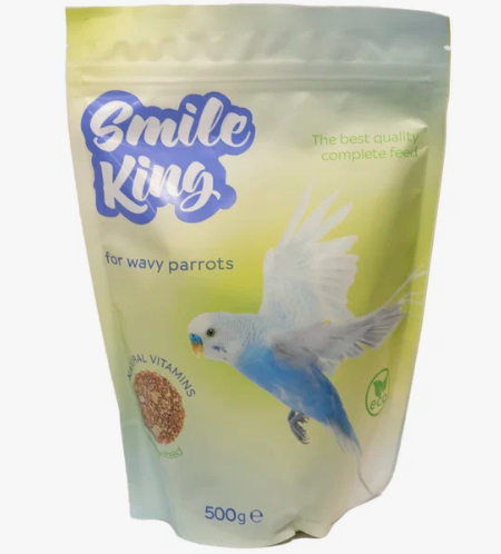 Корм для волнистых попугайчиков Smile King 500г