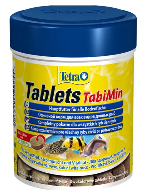 Tetra Tablets TabiMin 58таб. корм д/всех видов донных рыб