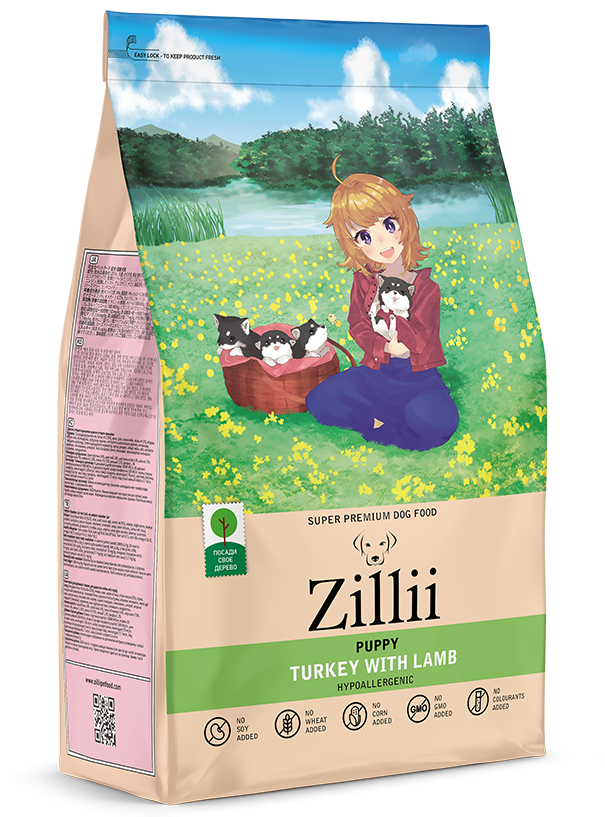 Зилли д/щенков индейка/ягненок 3кг