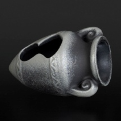 Аквадекор-грот для аквариума Амфорка серый К-96сер