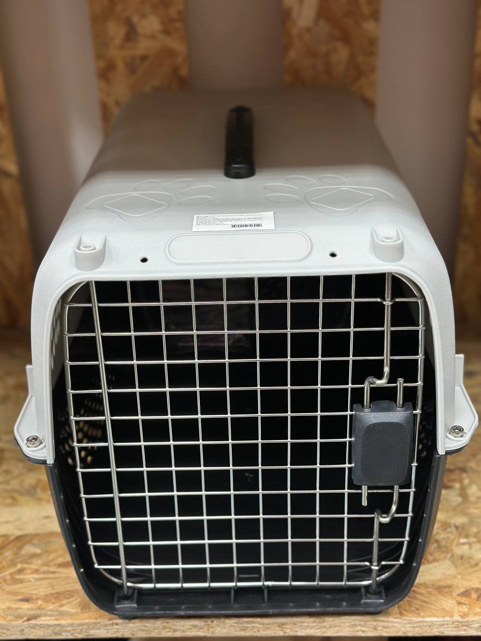 Авиа переноска для домашних животных "Чистый котик" 48,5*32*30 см серый