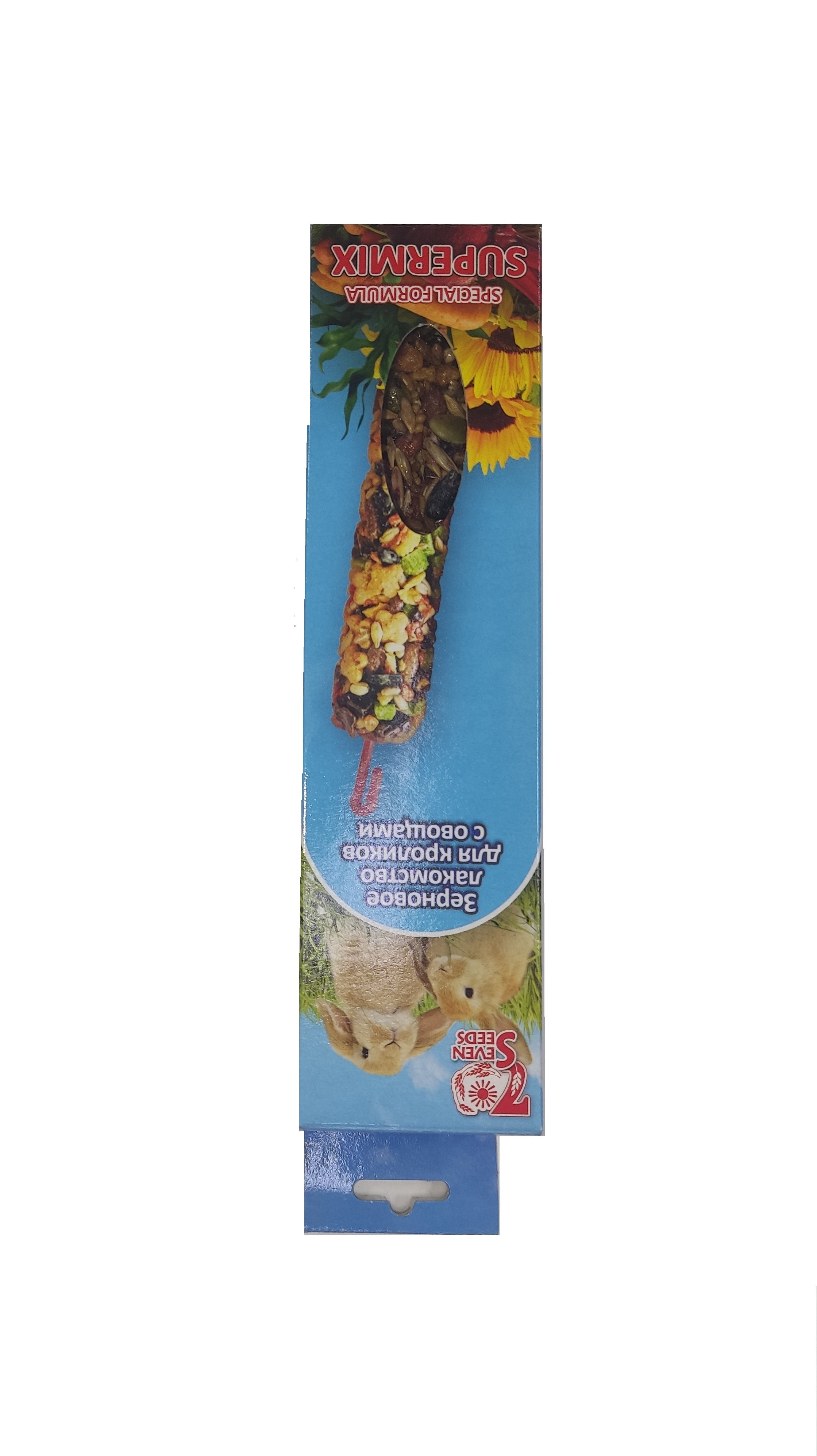 Лакомство зерновое для Кроликов "SEVEN" с овощами 110гр