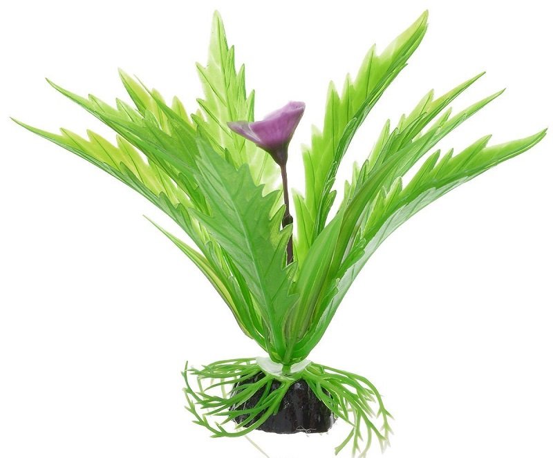 Пластиковое растение Апоногетон 10см (Барбус) 029