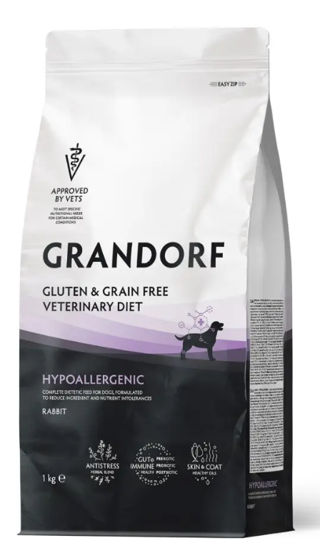 GRANDORF VETERINARY DIET RABBIT (Кролик) HYPOALLERGENIC 1 кг