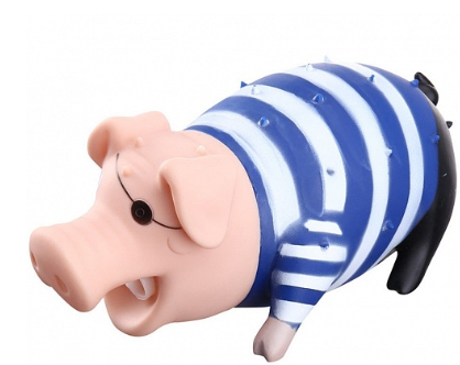 Игрушка-пищалка NUNBELL д/собак Свинка 20х10х8.5см арт.SASP8219 Код259355