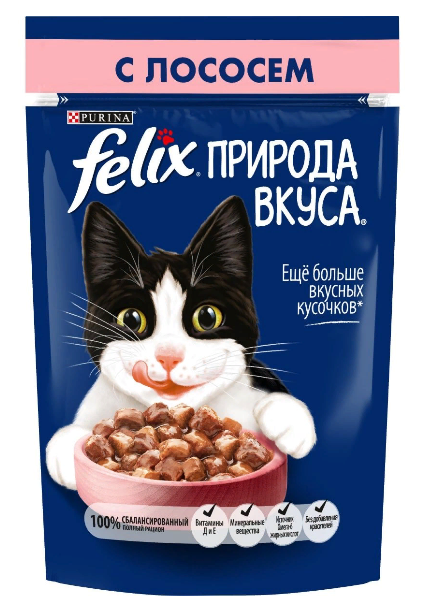 FELIX Природа Вкуса Лосось 85г