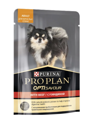 PRO PLAN д/С  Говядина (Взрослые собаки) 85г