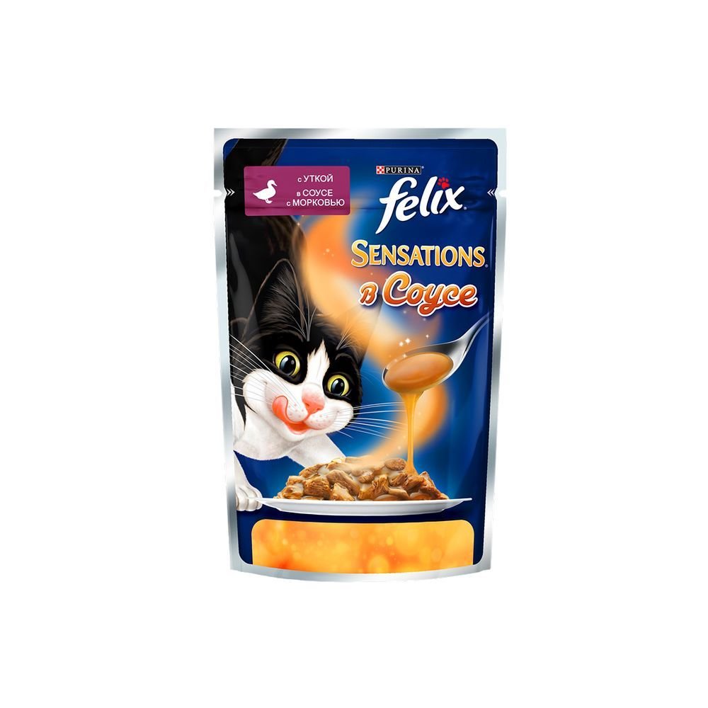 FELIX Sensations Соус Утка Морковь 75г