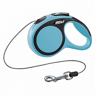 ПОВОДОК-РУЛЕТКА "FLEXI NEW COMFORT XS" Д/СОБАК 3м 12кг ЛЕНТА ГОЛУБАЯ 8001