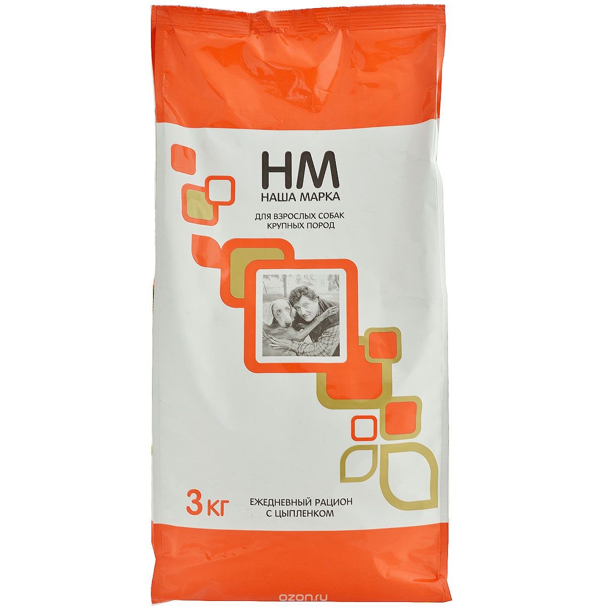 "НАША МАРКА" С/К Д/СОБАК КРУПНЫХ ПОРОД 3кг (ЦЫПЛЕНОК) 3335