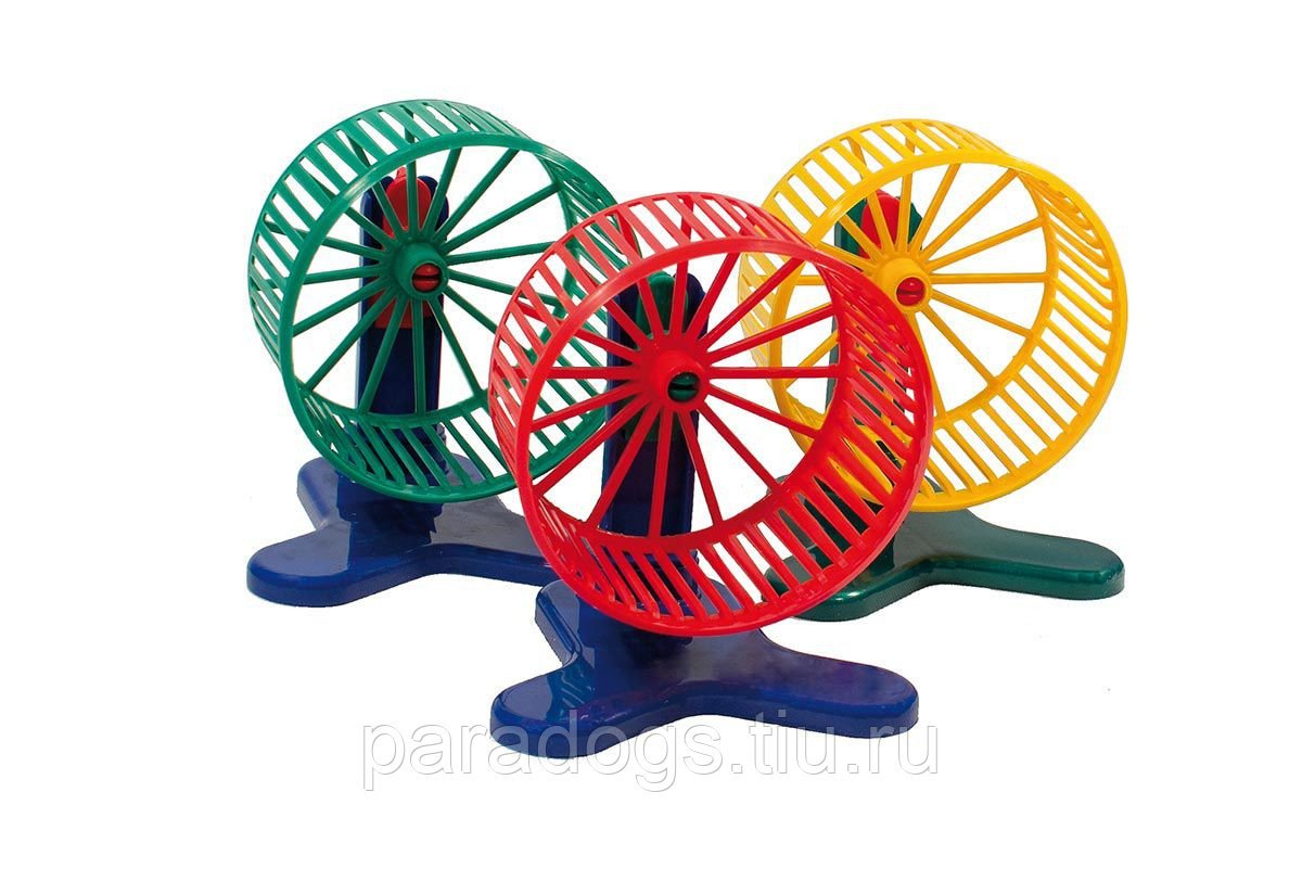 Игрушка RP3090 Колесо d=9см (пласт.) с подст. д/грызунов