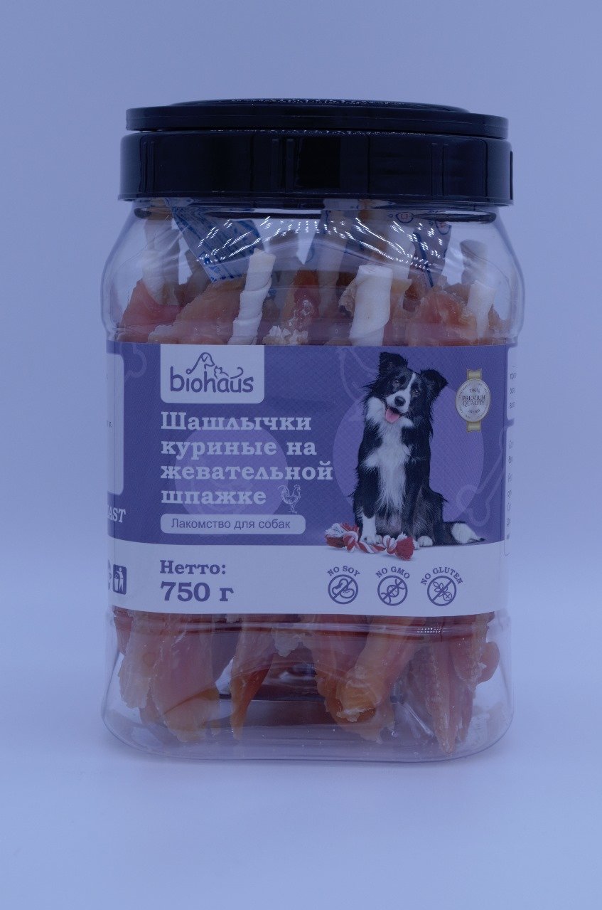 Шашлычки куриные на жевательной шпашке 1шт