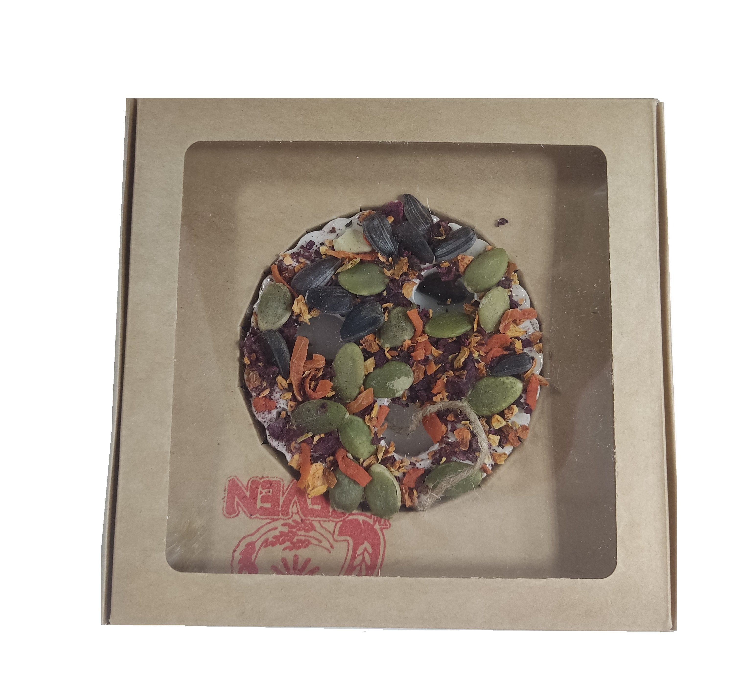 Минеральный камень "SEVEN" для грызунов с семенами,овощами и морской капустрой 60гр