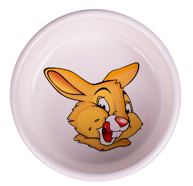 Миска Mr.Kranch для грызунов Кролик 200 мл белая