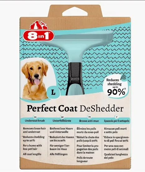 Дешеддер 8in1 Perfect Coat для крупных собак, размер L