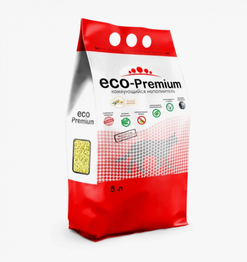 ЕСО premium Ромашка наполнитель древесный 1,9кг 5л
