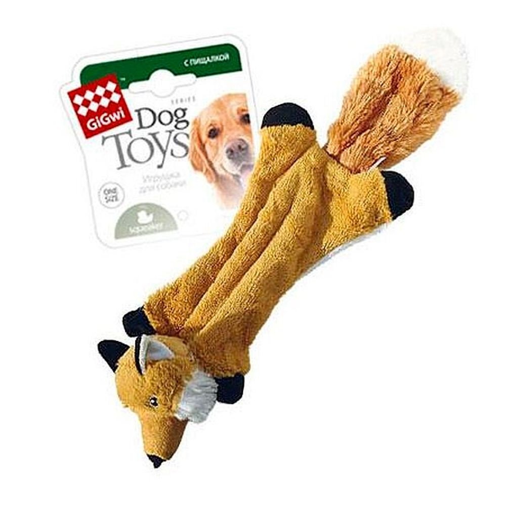 75261 Шкурка лисы с пищалками/ткань, пластик