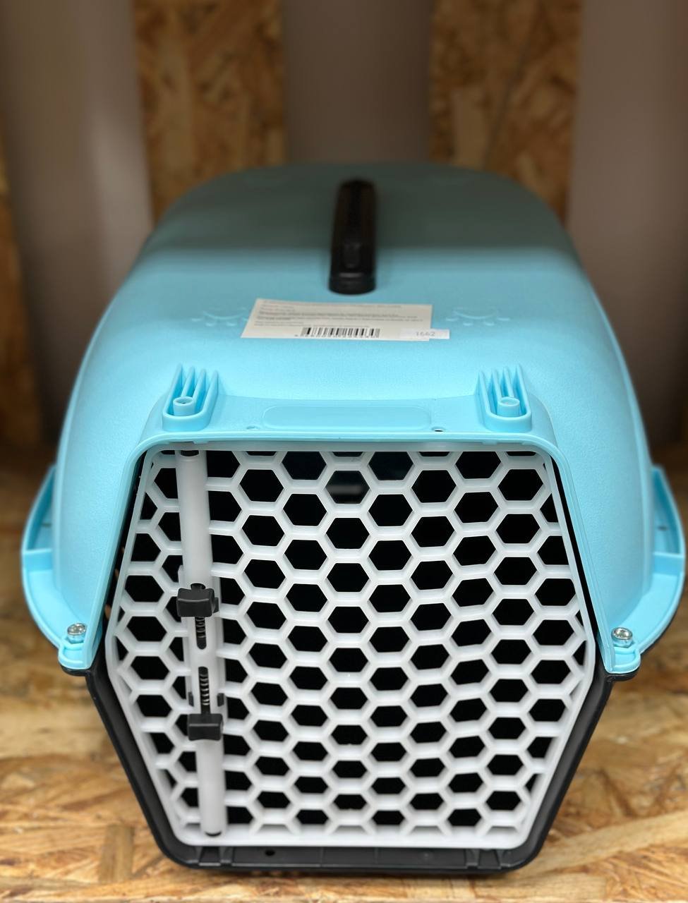 Авиа переноска для домашних животных "Чистый котик" 48*32*26 см голубой