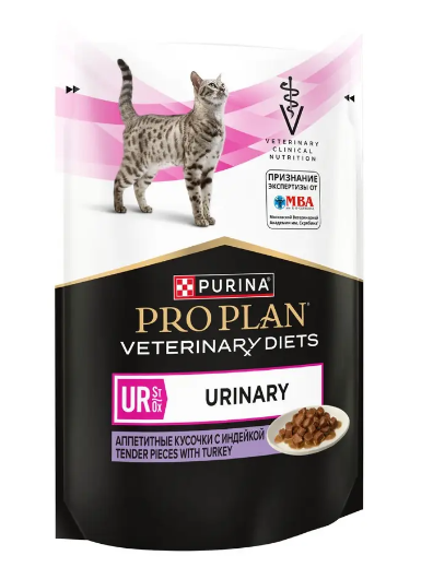 PPVD FELINE UR д/К CiG Индейка (Мочекам. бол.) 85г