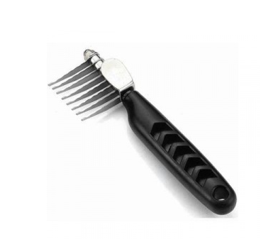 Колтунорез боковой "мини"8 лезвий прямой(черн.ручка)2316108N