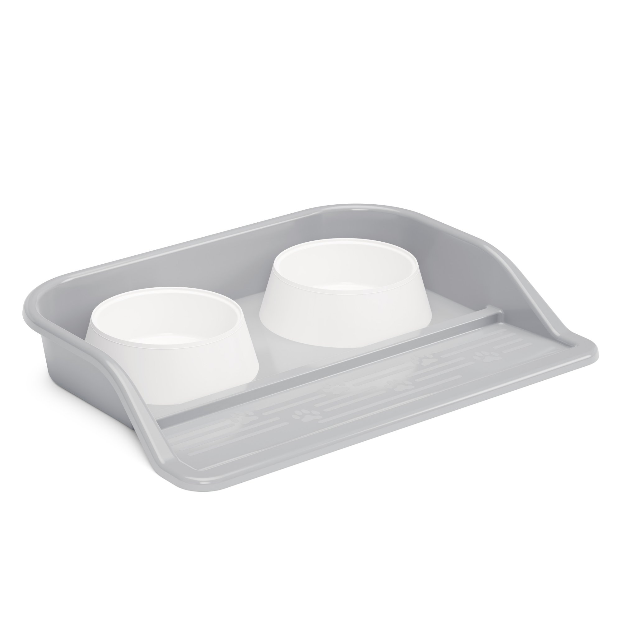 Миска ALTA  для животных 0,3л двойная на подставке Ассортимент