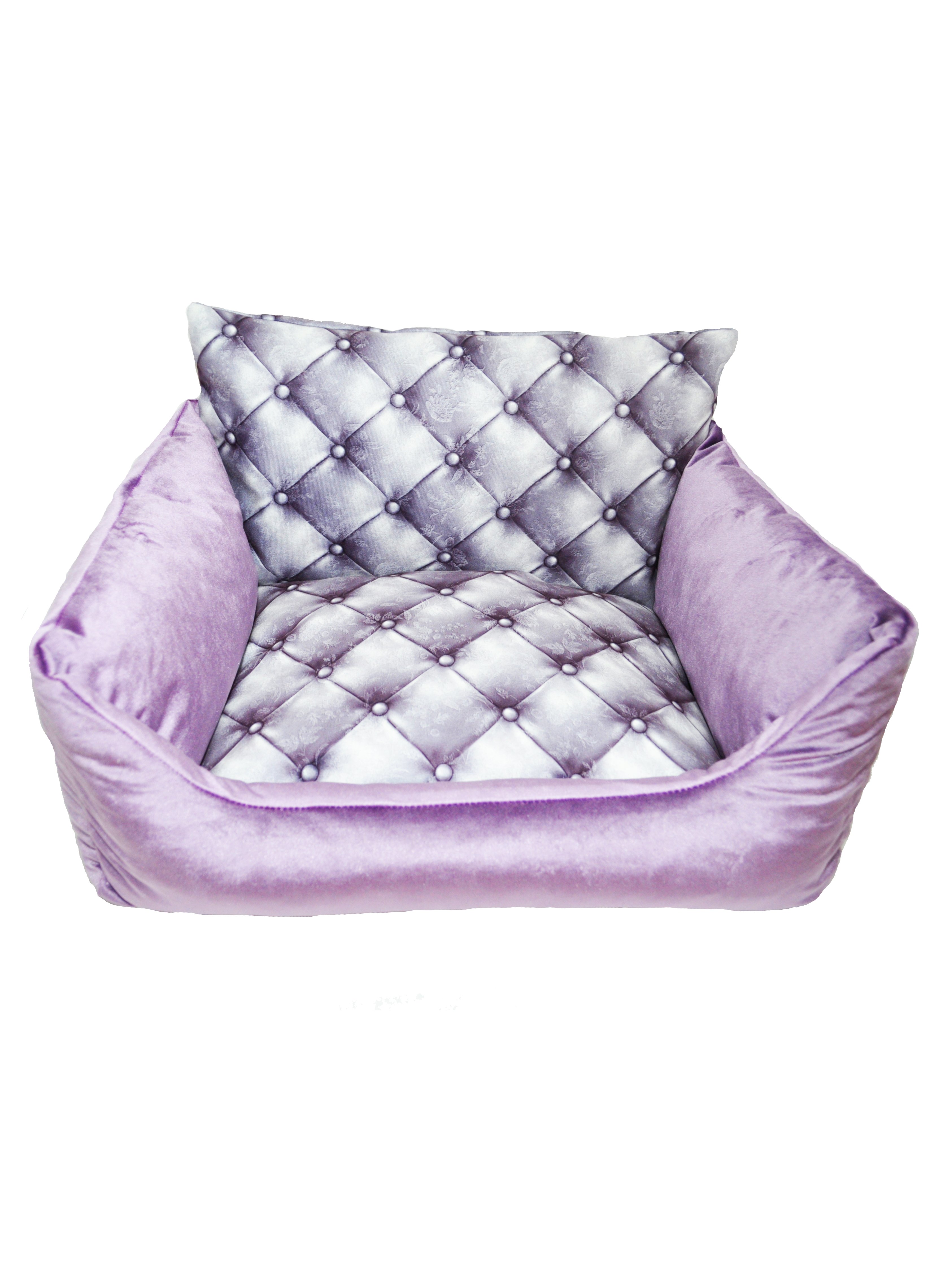 Лежак для собак и кошек (ТРОН) 50*40 Фиолетовый