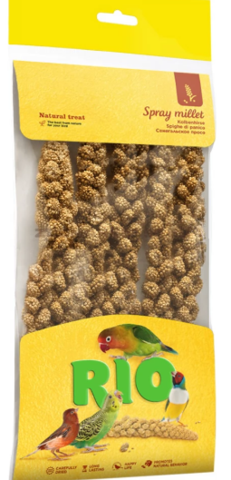 ЗЕРНОСМЕСЬ "РИО" 100гр "Сенегальское просо в колосьях" д/всех видов птиц