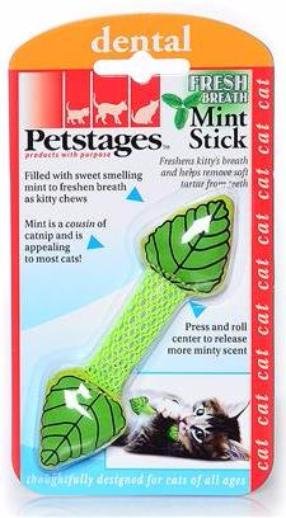 Petstages игрушка для кошек "Мятный листик" 11 см 27008