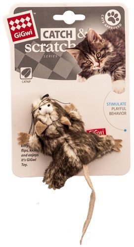 75383 Мышка с кошачей мятой. 8 см.