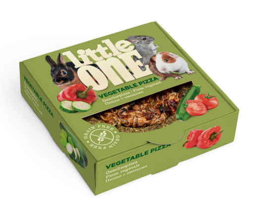 Little One: пицца с овощами д/грызунов